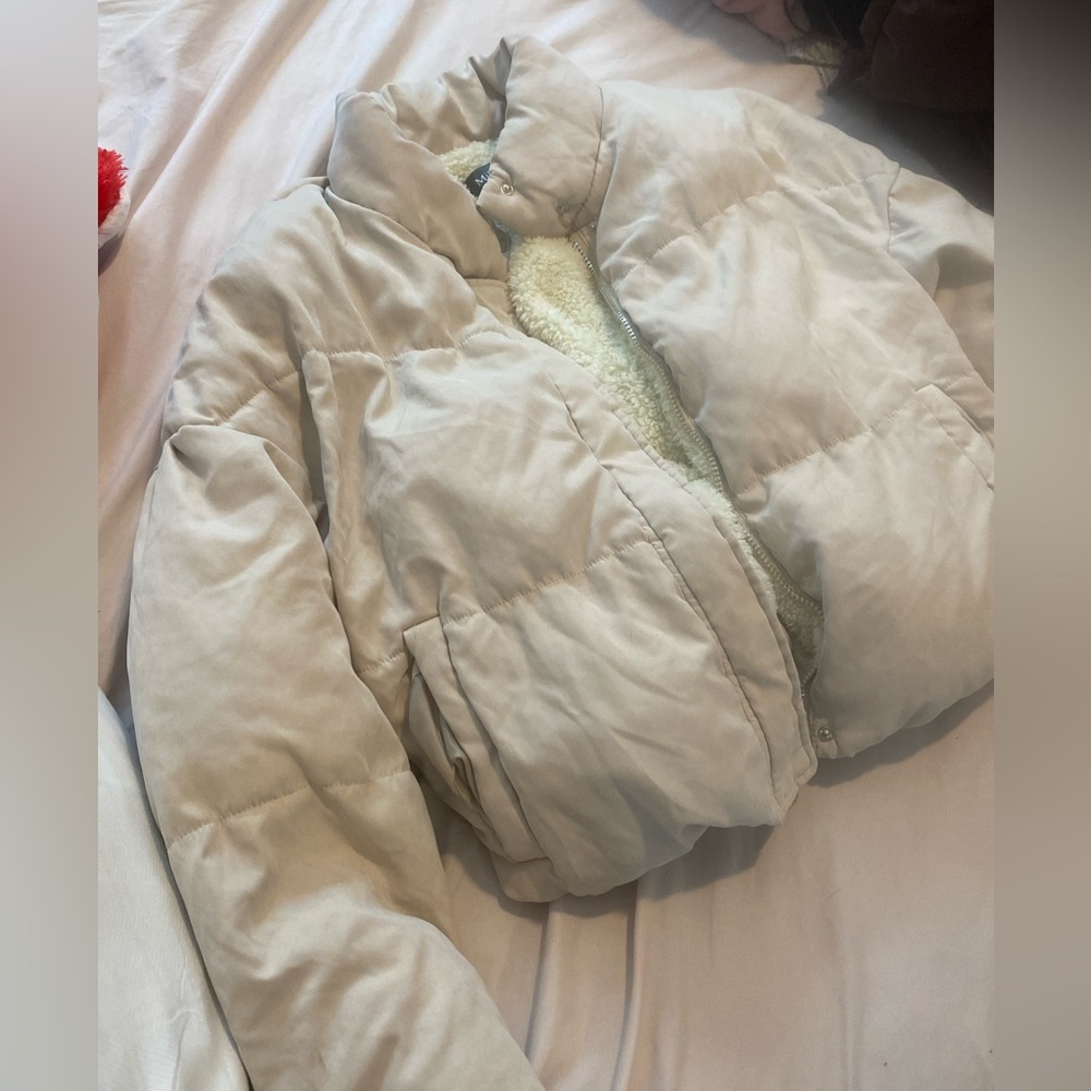 Creme off white puffer